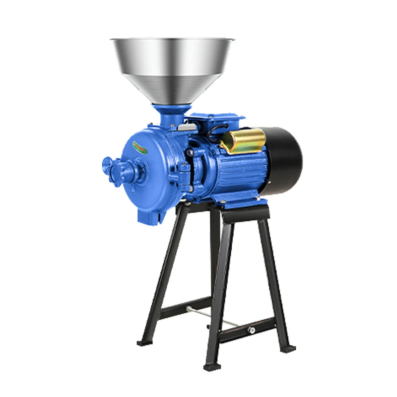 YUESHEN Household 220V Corn dry and wet grain grinder small commercial grains commercial grain grinder