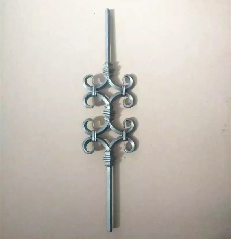 Exterior Wrought Iron Railing Parts Decorative Metal Antique Baluster