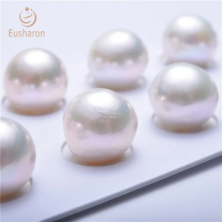 Оптовая продажа по низкой цене подходящей парой носков 9-13 мм AA Белый Эдисон круглый свободные барочного жемчуга для серьги