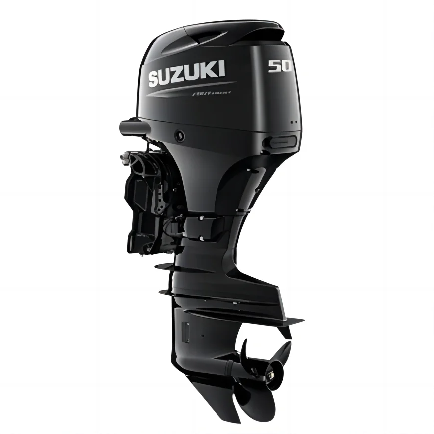 Brand new and hot sale SUZUKI 3 cylinder DF50ATL 6300rpm outboard marine engine for boat