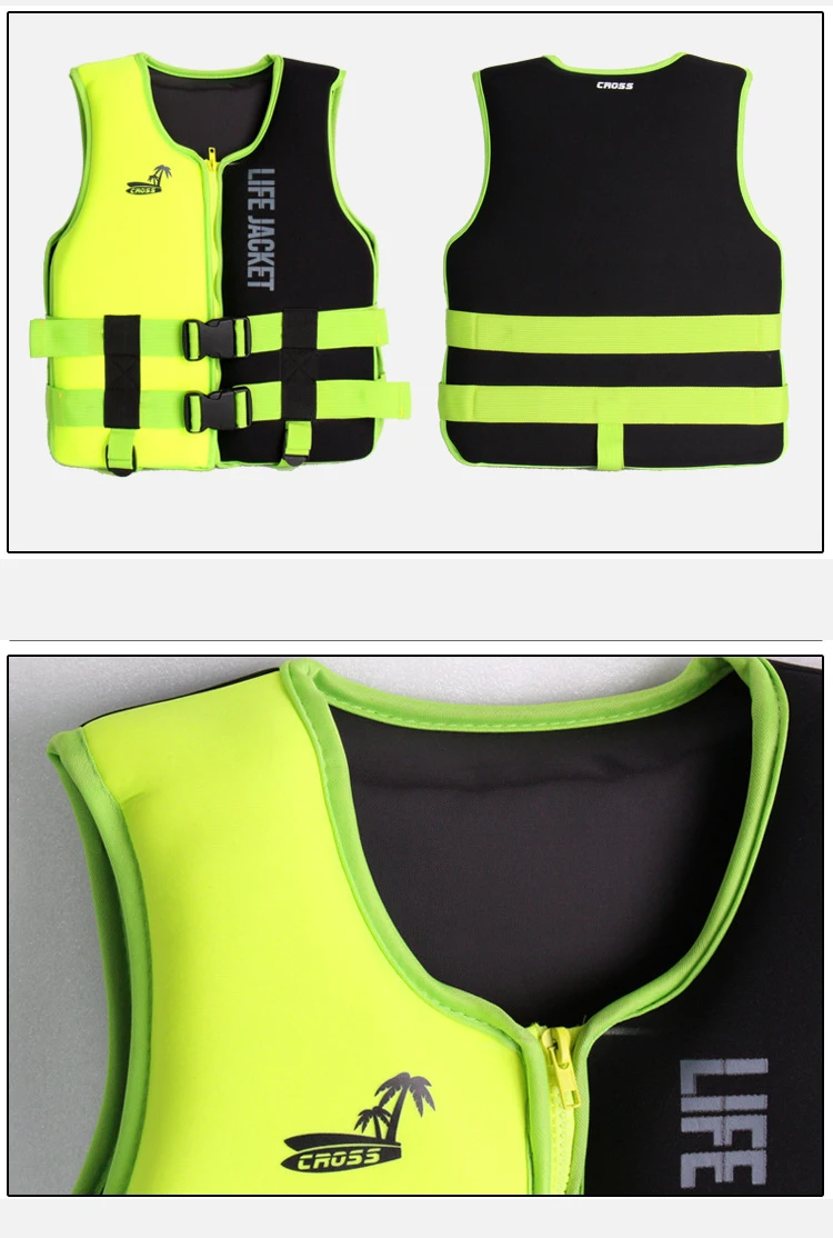 Processing Customized Children Adult Fashion Big Buoyancy Life Jackets For Sailing Rescue Life Jacket 150N Marine Life Jacket