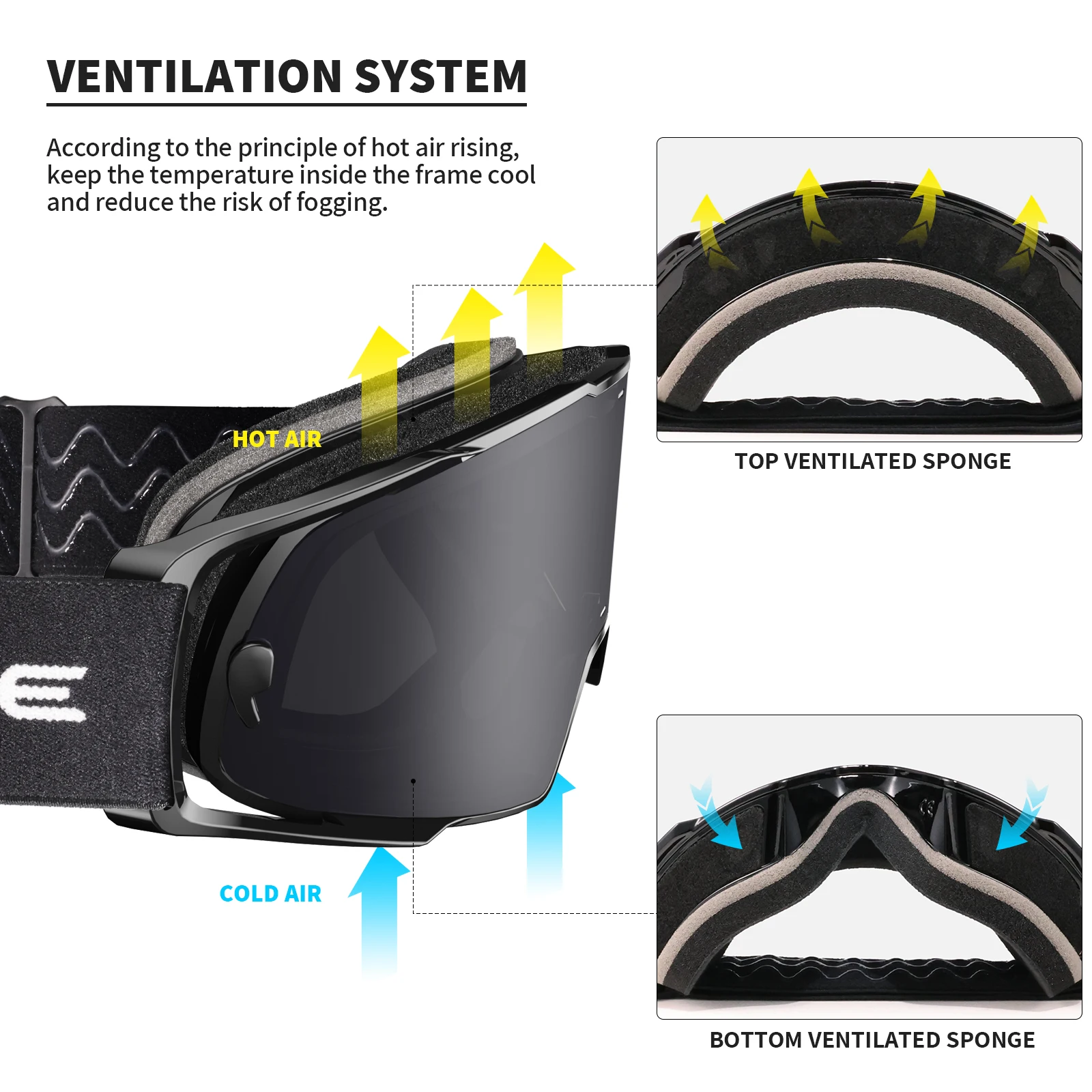 Snowledge fashion mx goggles motocross anti uv windproof custom motorcycle safety goggles glasses ATV UTV dirtbike goggles