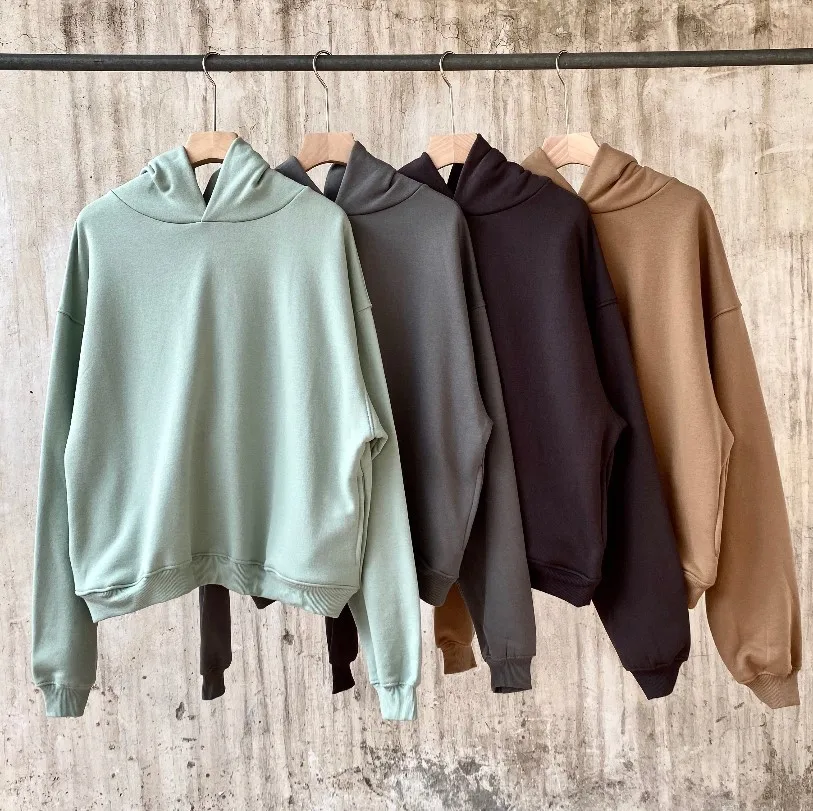 Manufacturers Wholesale Custom Plain Pullover Hoodies High Quality Fleece Blank Logo Printed Hoodies For Men