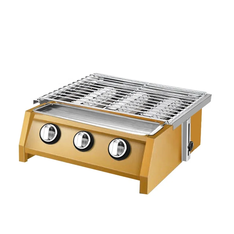 BBQ Manufacturer Fire Pit Gas Grills Barbecue Griller Barbecue Thailand With 3 Burners