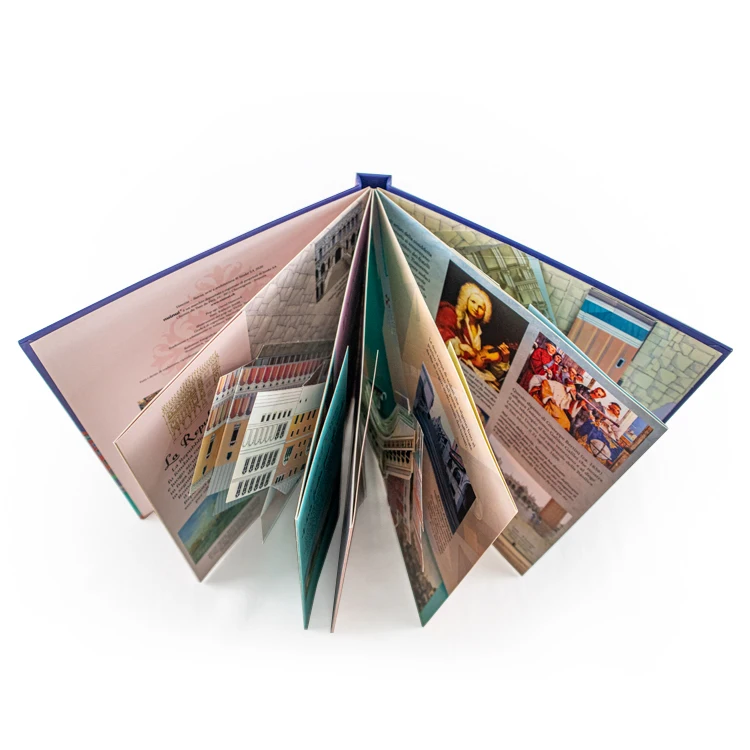 Бумага печать Профессиональный завод Европейский стиль создание знаний и истории книга всплывающие книги