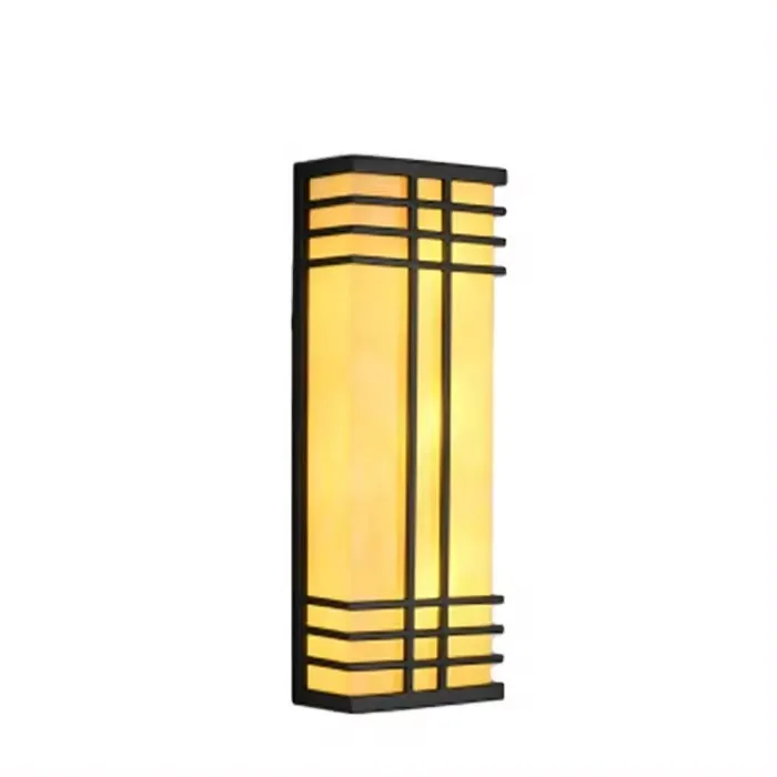 Hot Sale Marble outdoor led long strip solar wall lamp outdoor wall lamp corridor scape community hotel wall lamp