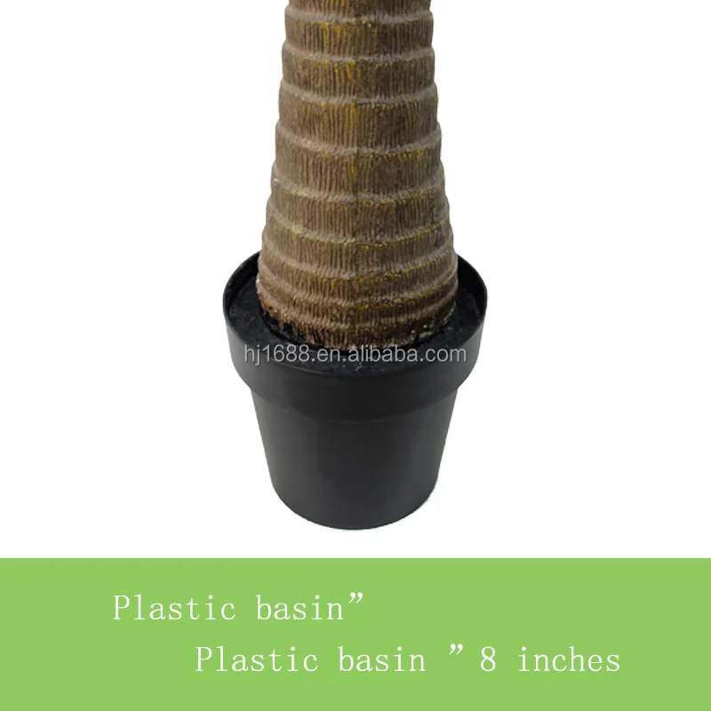 Factory Wholesale Real Touch Tropical Fake Plant Mini Chinese Artificial Washington Fan Palm Tree For Indoor Outdoor Decoration