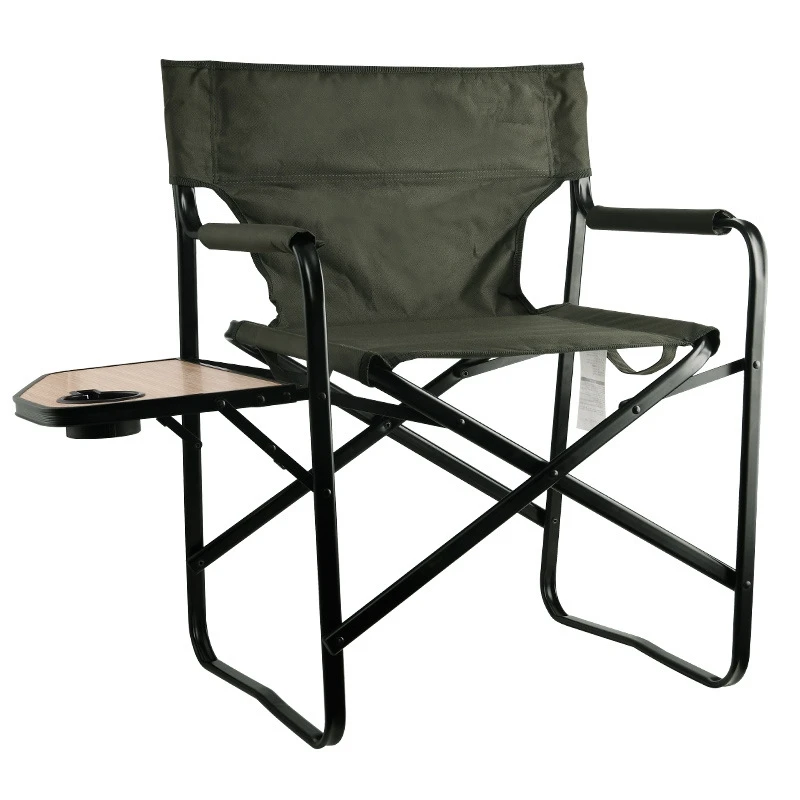 Beach Casual Fishing Stool Chair Outdoor Portable Camping Folding Chair With Table Board