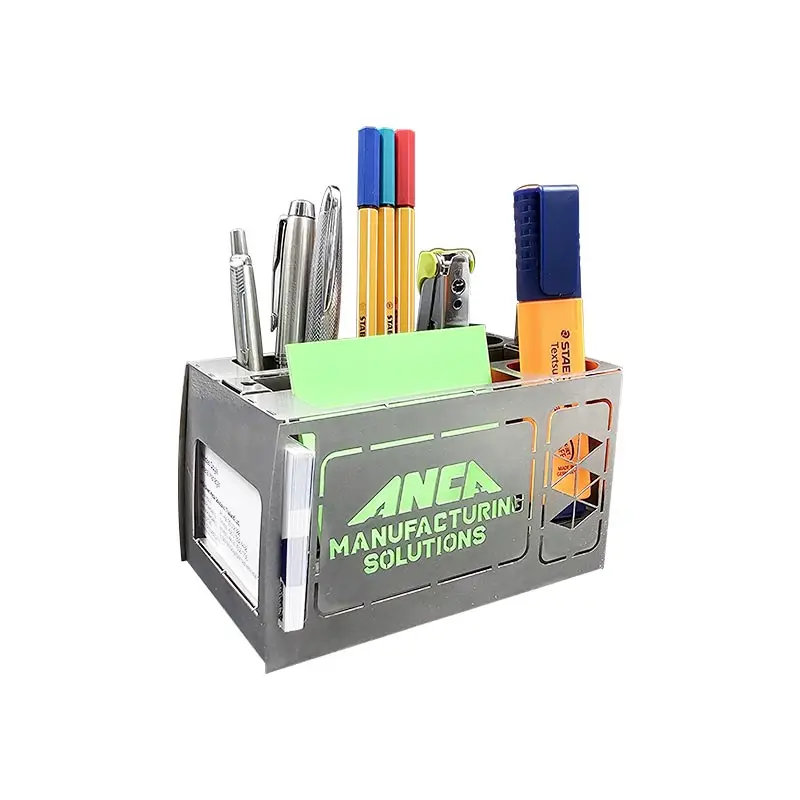 Customizable Design Functional Office Pen Holder Personal Stationery Organizer Stand Storage Boxes Desk Set Organizer Storage