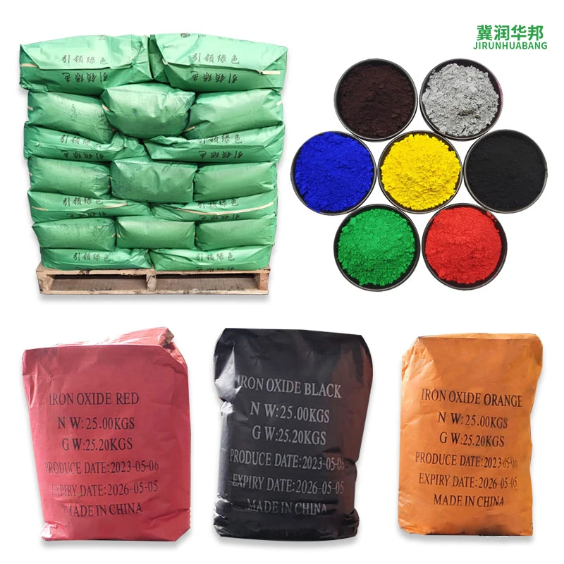 Synthetic Green Iron Oxide Red Pigment Paint Dust 25kg Bag Black Color Pigments Powder for Paints Art Coatings