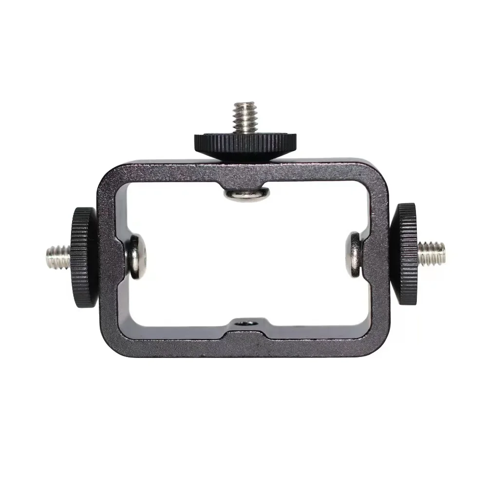 YEAH 1/4 Connector Mount 3-Position Holder Clip Camera Phone Stand for Photography Video Live Broadcast Accessories