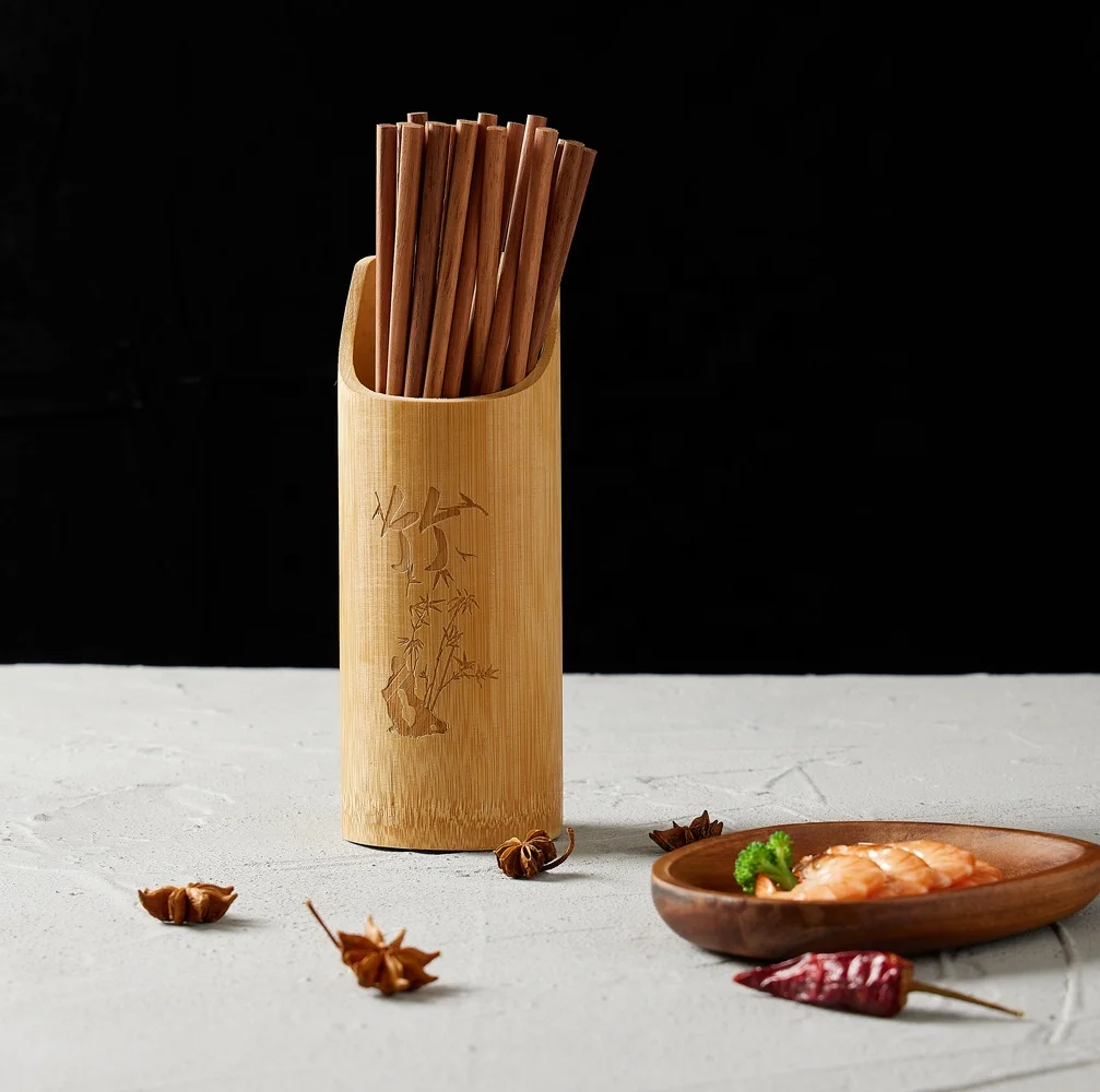 Custom Logo Modern Design Style Korean Style Reusable Fiberglass Chopsticks-Panda Shape Wood Natural Chopsticks Hotels Parties