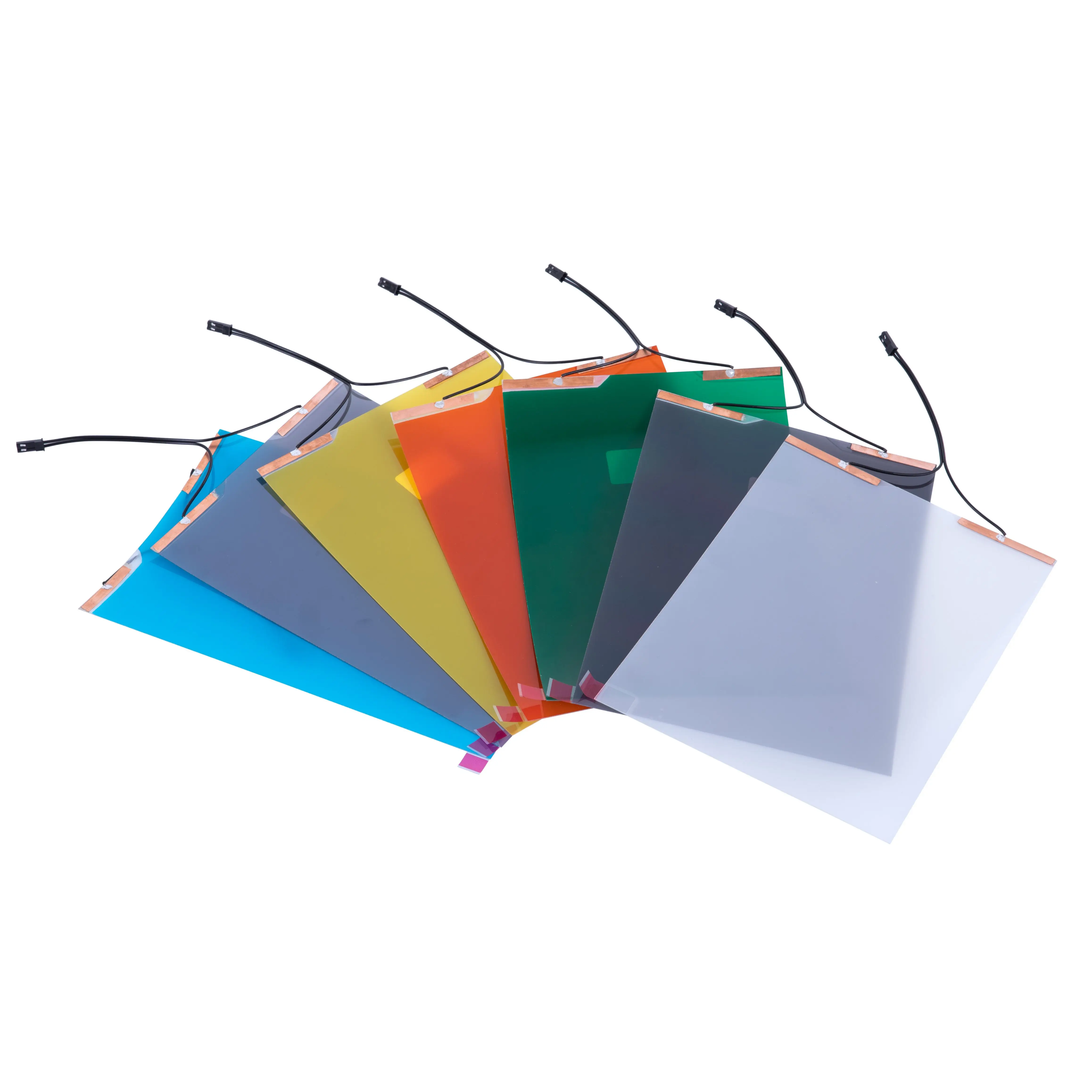 Smart Electric Window Tint Film Remote Control Decoration Film PDLC Car Colorful Smart Film Samples