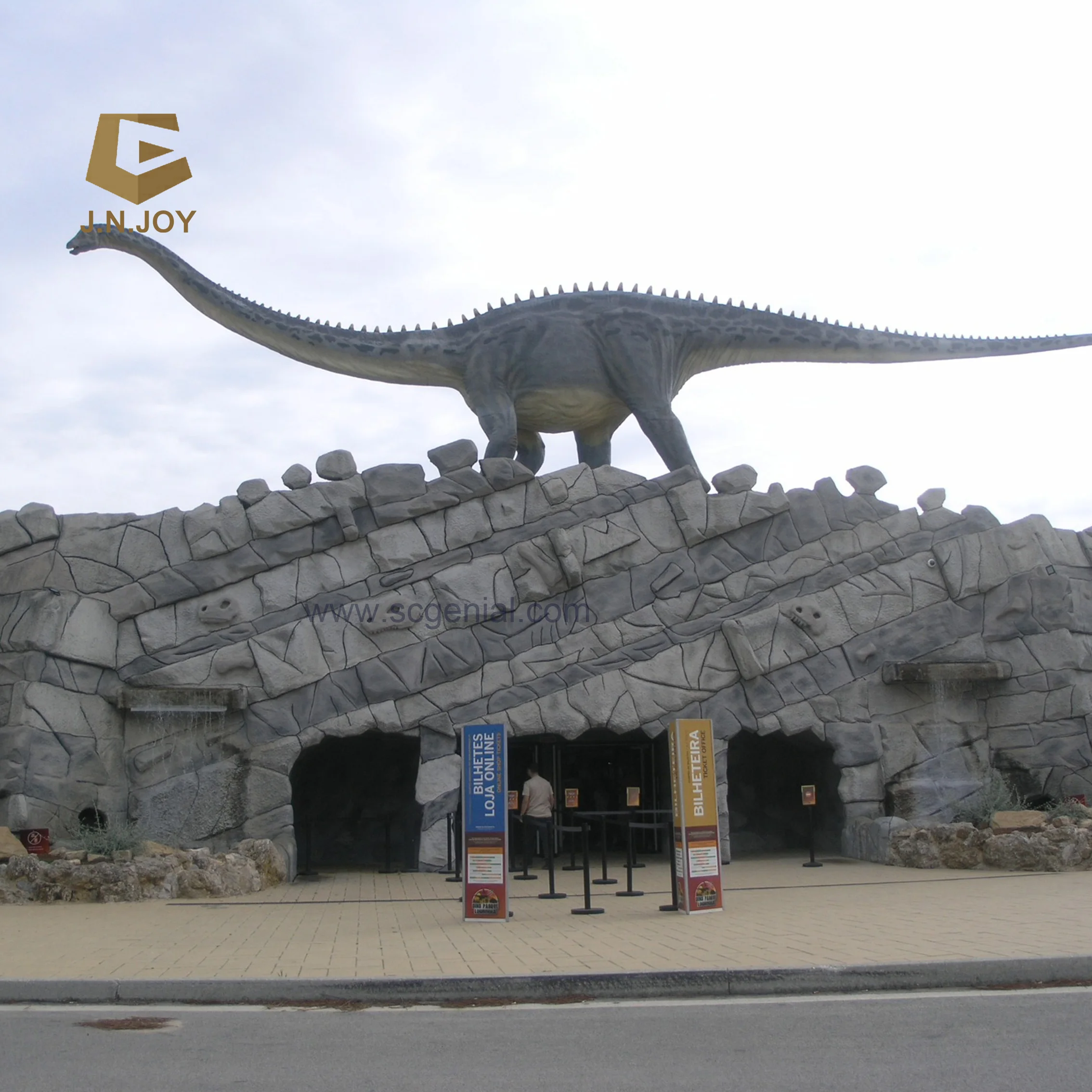 JNZM24  Professional Dinosaur Factory Made High Quality Simulated Tapejara Pterodactyl Dinosaur Animatronic Model