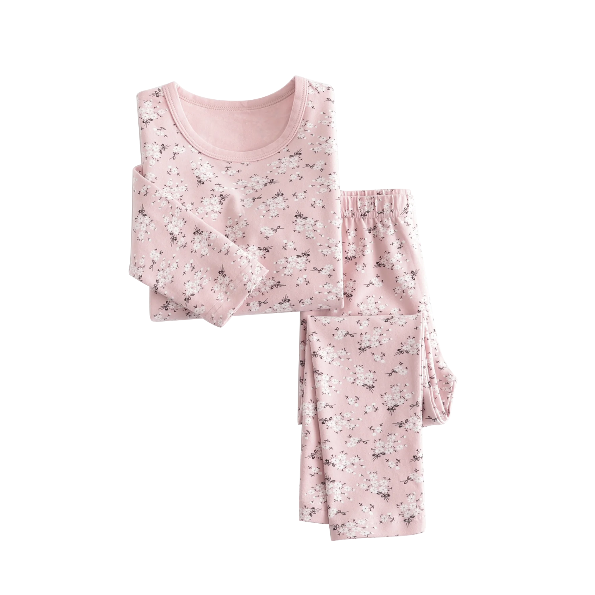 
95% cotton kids pajamas kids christmas pajamas kids print new design pajamas set 