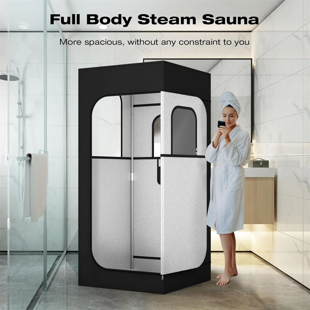 Portable Sauna Box Machine One Person Steam Sauna Room Weight Loss Detox Relieve Stress Portable Personal Sauna Tent