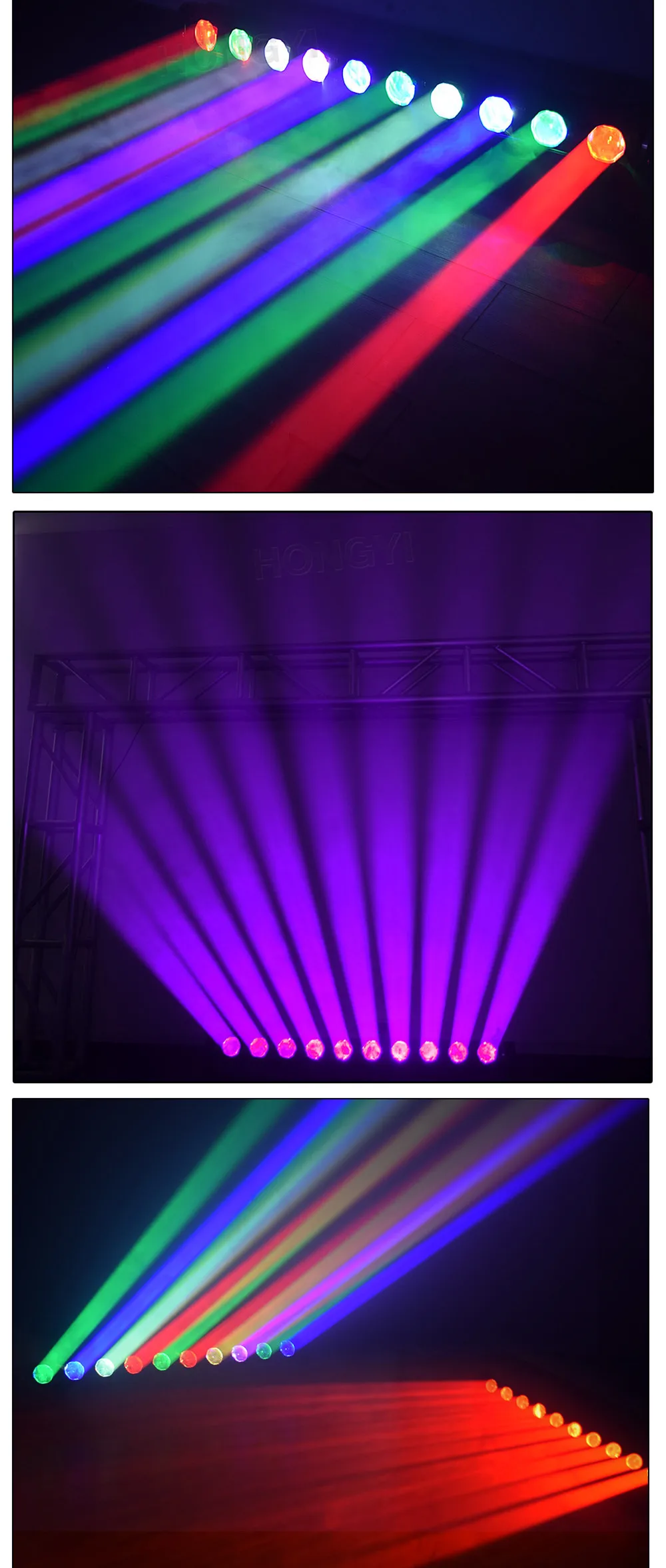 Club Disco Lights Rotating Led Pixel bar Dmx Beam bar 10x40 Watt