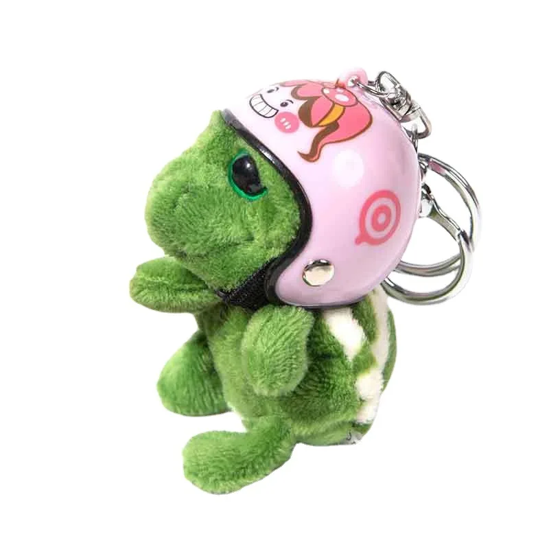 New trend popular helmet turtle plush Zodiac sign fruit cute plush key chain pendant bag