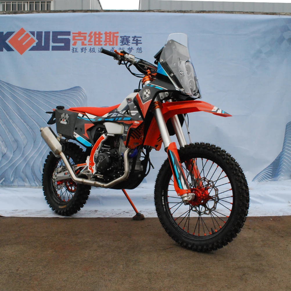 KEWS 450cc 4-тактный раллийный мото китайский мотоцикл внедорожный внедорожные мотоциклы