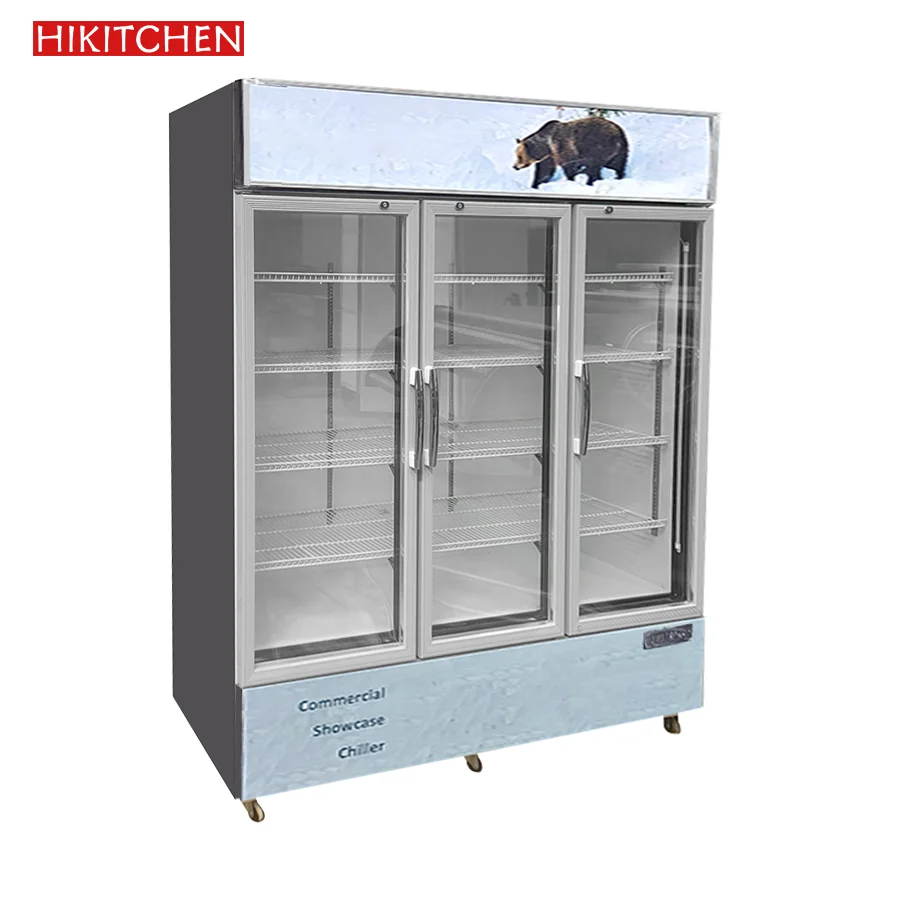 Индивидуальный логотип Китай дешевая цена Hikitchen сделанный безалкогольный винный напиток однодверный кулер холодильник дисплей