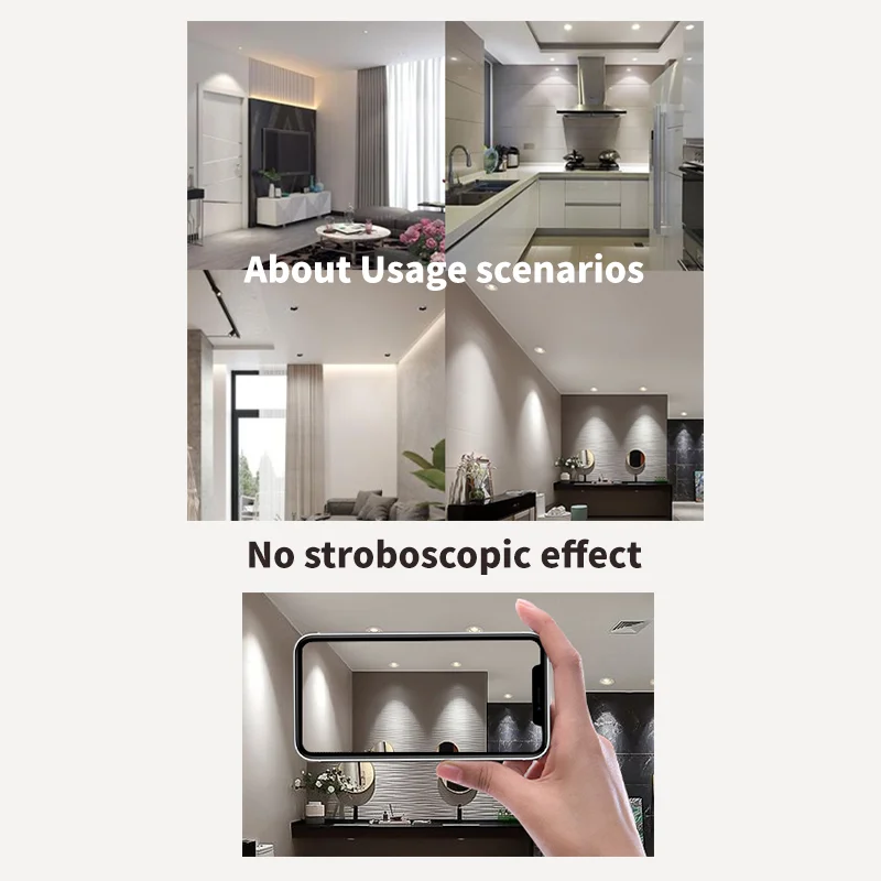 6w light led cob downlight adjust down lights design chambre ceiling lamp spot recessed antiglare