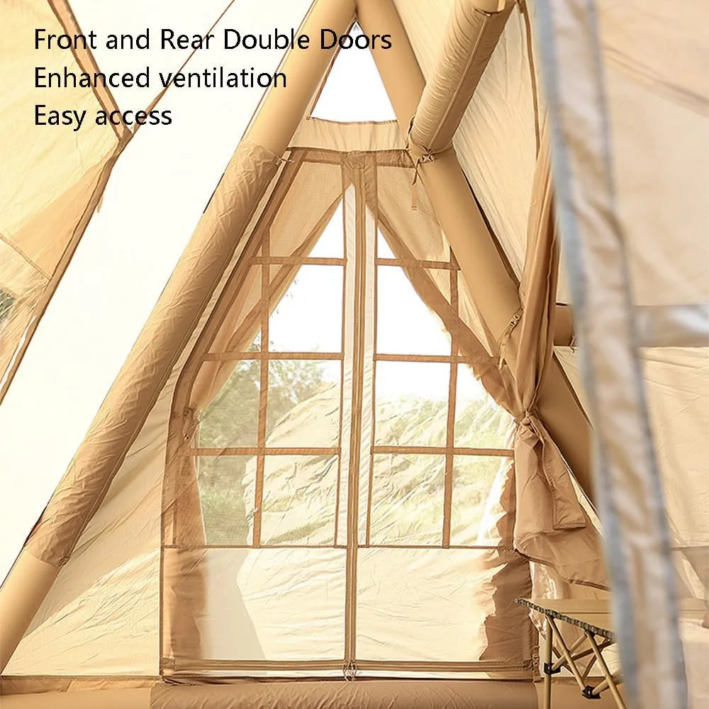Four Season Outdoor Large Inflatable Air House Tent With Mesh Window & Doors
