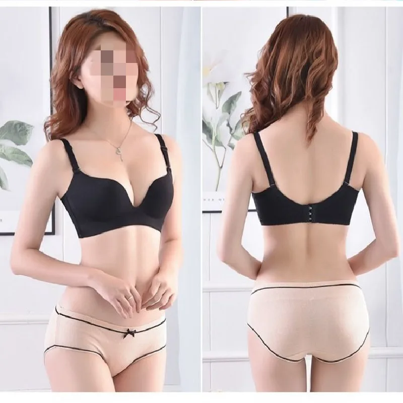 2021 Korean Sweet Cute Girls Teens Underwear Trendy Mid Waist Women Sexy Underwear