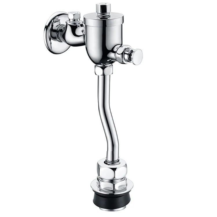Public Toilet Exposed clog resistant Manual flushometer commercial urinal flush valve for bathroom