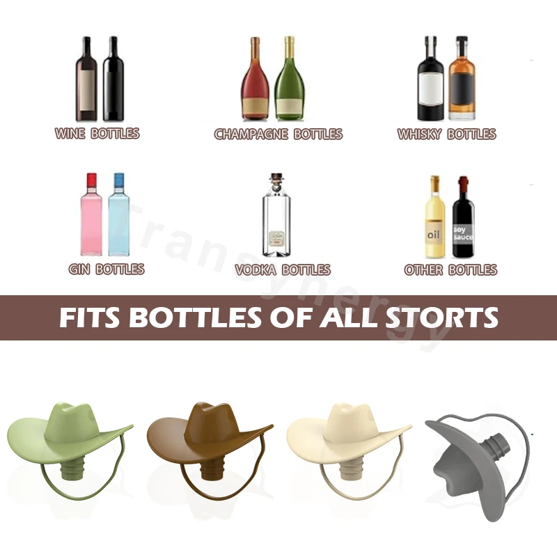 Reusable Silicone Wine Stoppers for Wine Bottles Beverage Bottle Stoppers Leakproof Sealer Champagne Beer Bottle Cap Bar Tools