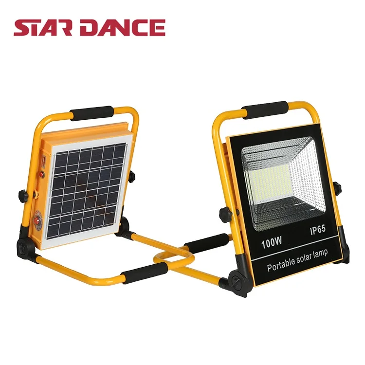 High Quality Aluminium Outdoor Ip66 Waterproof USB Charging 50w 100w LED Solar