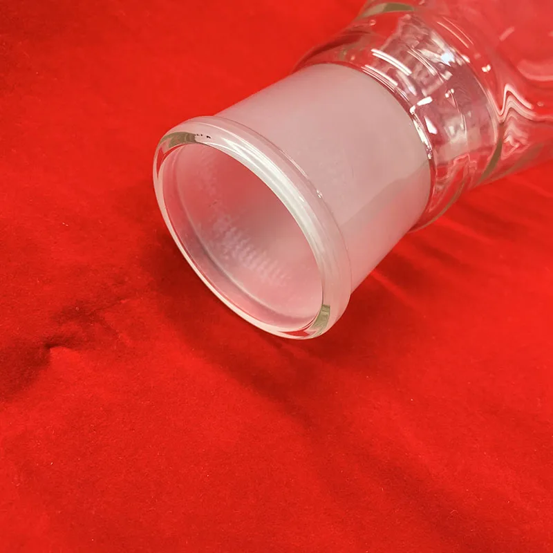  2000 мл Прозрачный Кварцевый заземляющий шарнир Erlenmeyer коническая колба с градиентом