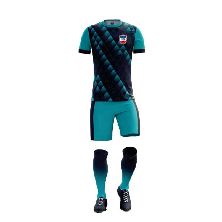 Club Soccer Jersey Team Latest Designs Soccer Teams Suits Set Football Custom Full Soccer Kit For Sale