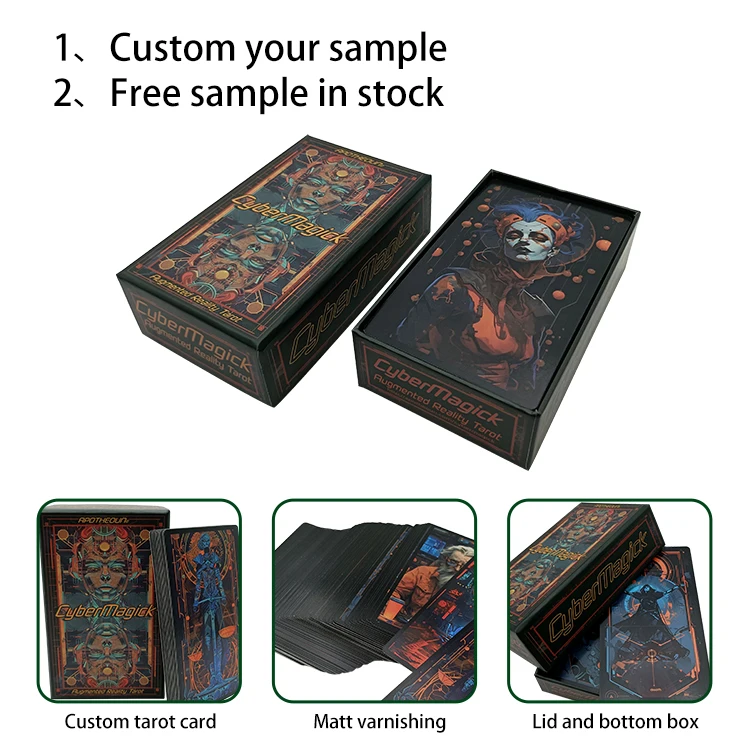 Высококачественная печать на заказ игральные карты Таро изысканное художественное выражение для общественных встреч оптовая продажа