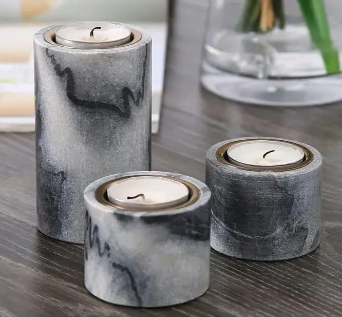 Customizable marble Tissue Box   marblecandle stick   marble lampshade  marble toothbrush holder decor