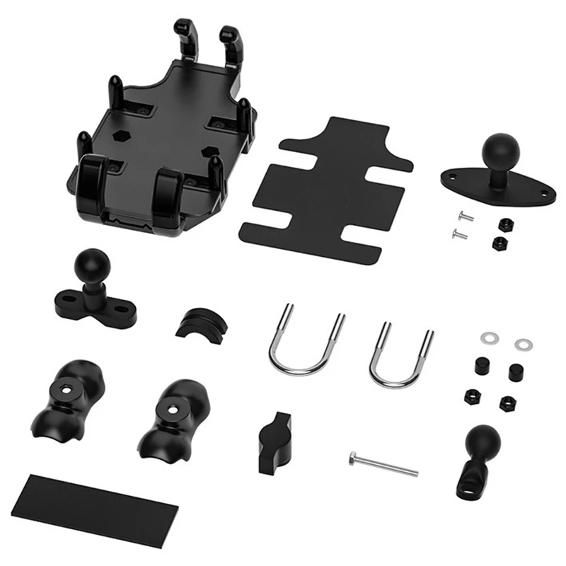 High quality cell phone holder for motorcycle side mirror + handlebar