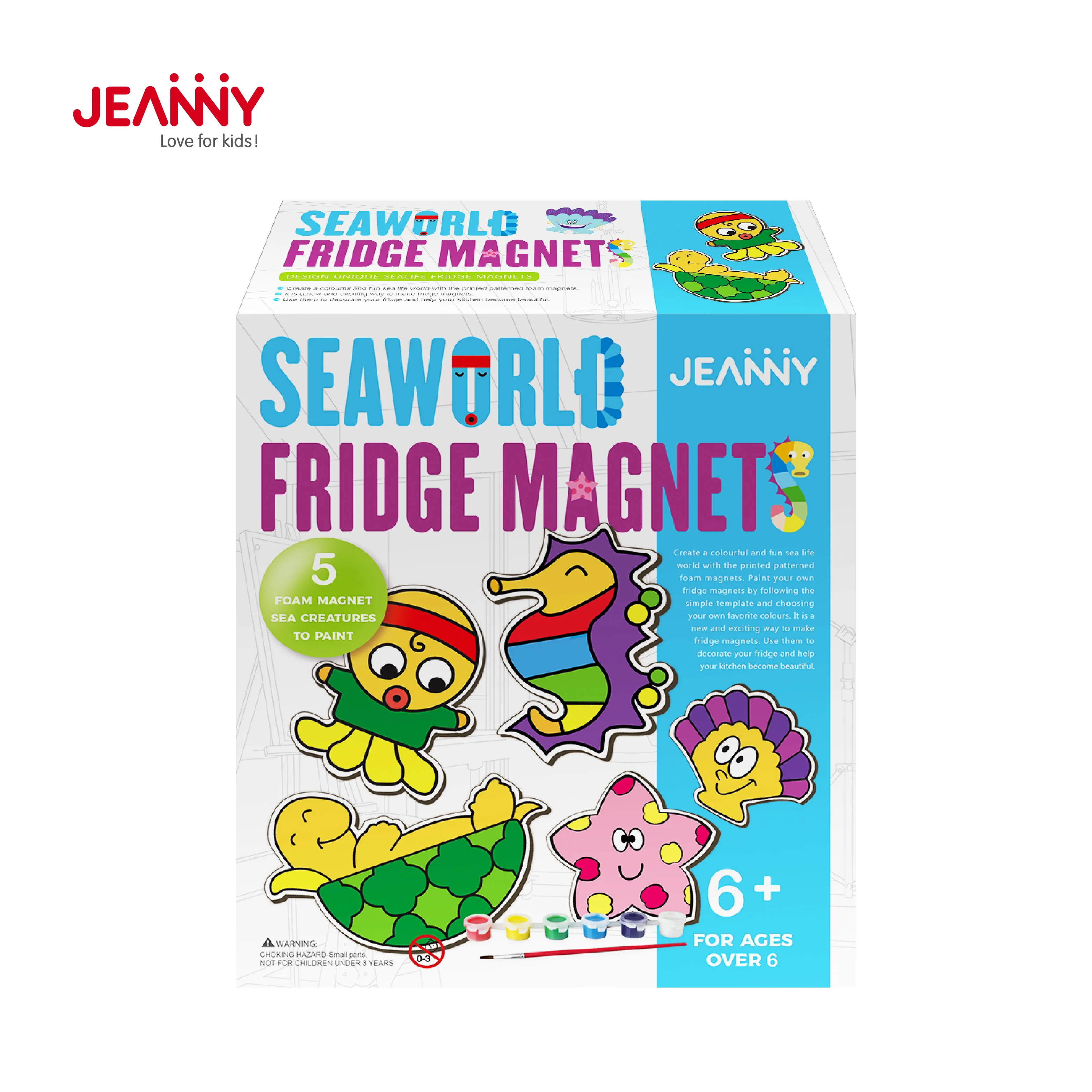 Toys For Kids New DIY Learning Creative Educational Kids Handmade Seaworld Fridge Magnets Craft Marking Kit For Kids