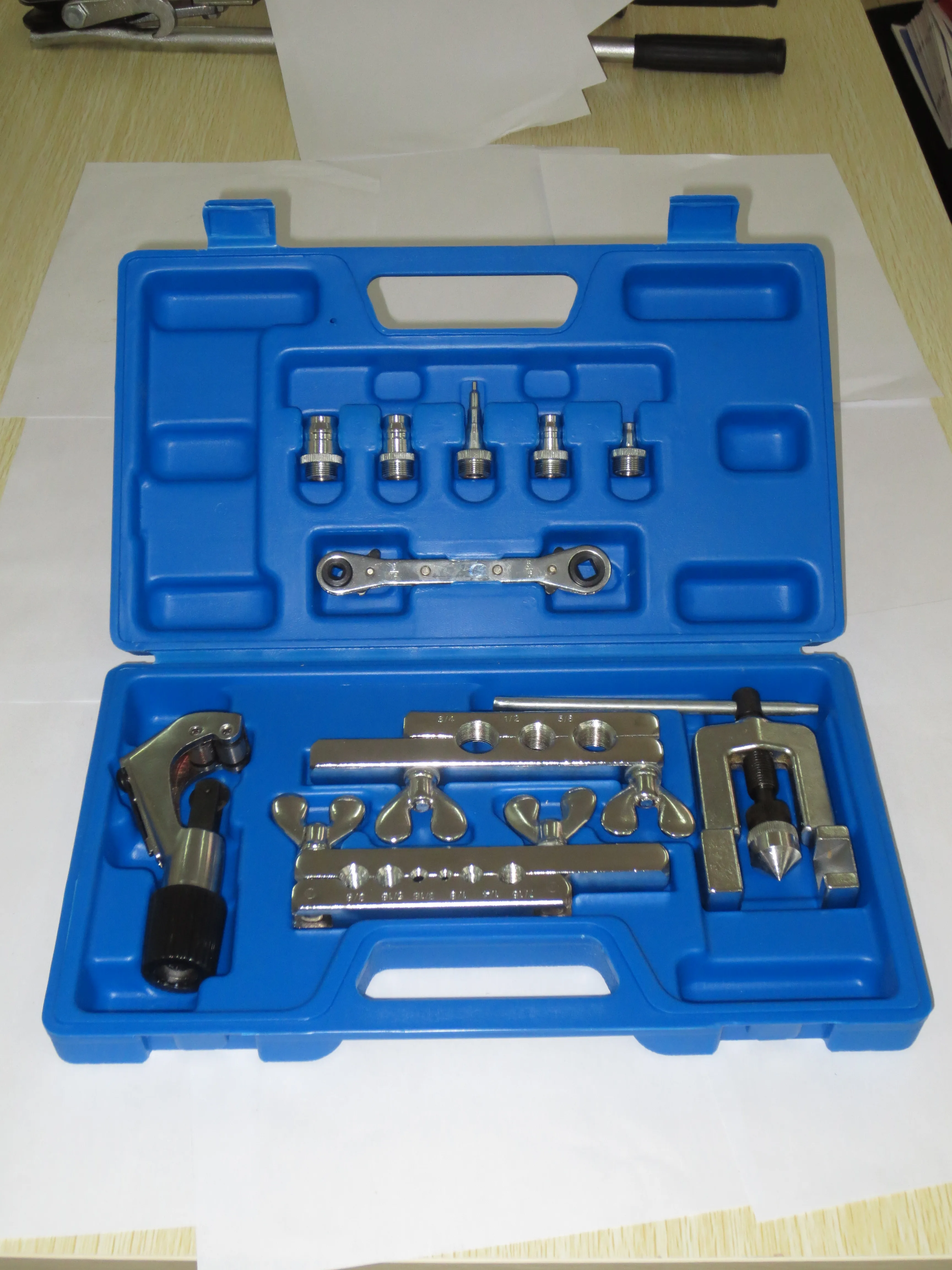 CT-278B Manual Swaging  Refrigeration Hand Tools HVAC Air Conditioning Tube Expander Pipe Flaring Tool Kit Set