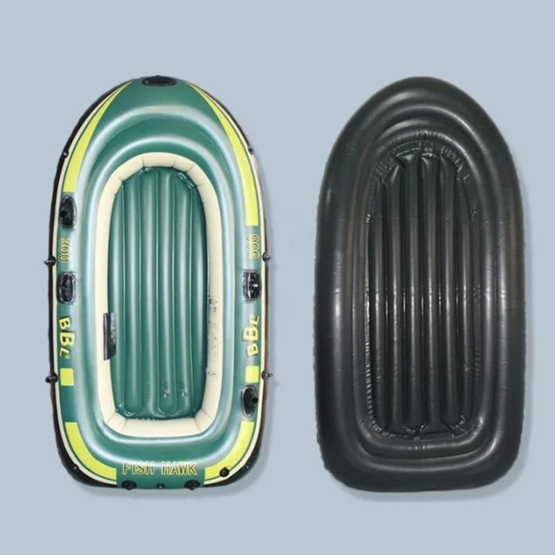 In stock Rubber thickened hard bottom assault boat adult inflatable boat fishing hovercraft