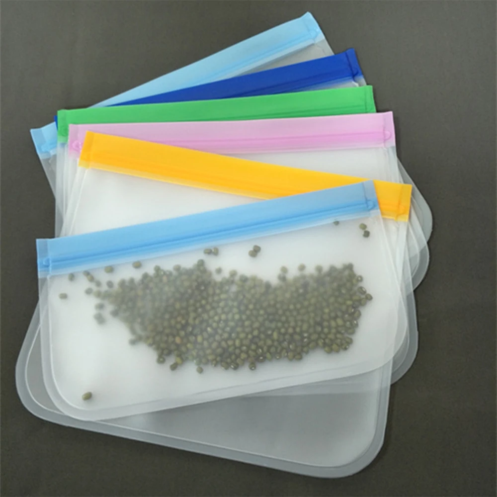 Amazon Snack Food Reusable sandwich Vegetable fruit PEVA Storage Bags