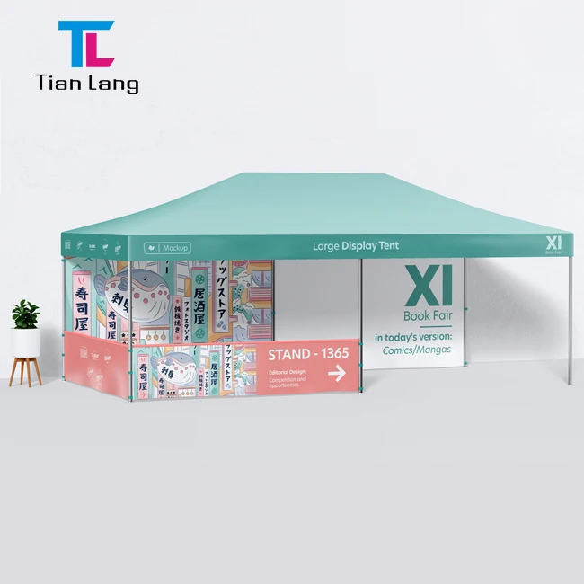 Electric push-pull shed outdoor activities telescopic suspension folding awning aluminum waterproof exhibition tent wholesale