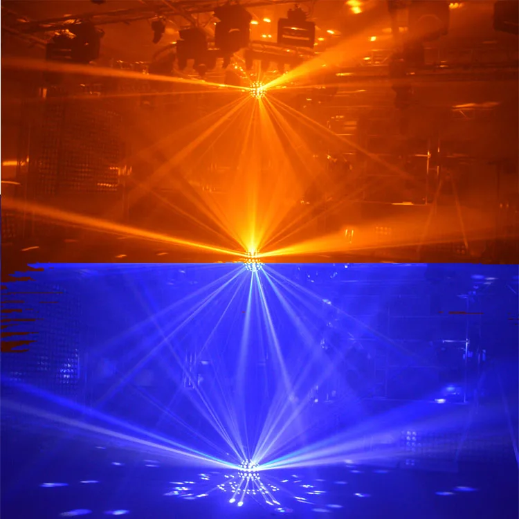 Colorful LED Sound Control Rotating Magic Ball Stage Light KTV Bar Private Room Large Size Household Magic Ball Effect Light