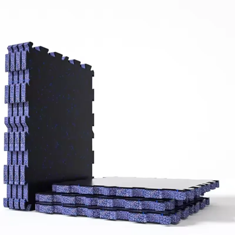 Anti-pressure Wear-resistant Indoor Gym Rubber Floor Mat Safe and easy to install floor damping pads gym rubber bricks