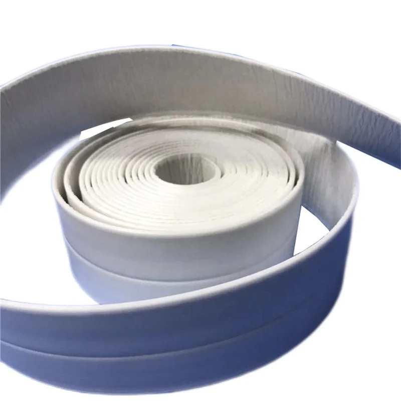 Mould Proof Waterproof Caulk Strip Oil Proof Flexible Self Adhesive Sealing Tape for Bathroom Shower Floor Wall Seam Kitchen