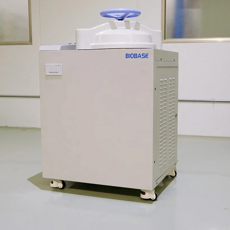 BIOBASE Factory Sterilizer Steam Sterilization Built-in Printer 50L Class B Vertical Pulse Vacuum Autoclave for Lab