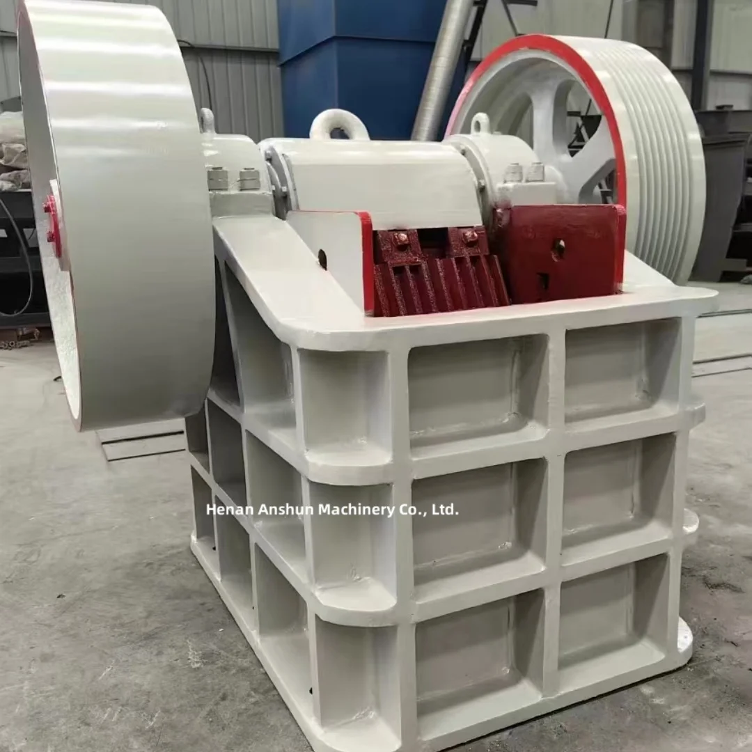 New Condition Mining Ore Quarry Construction 10-50 T/H Stone Mini Small Jaw Crusher with Motor