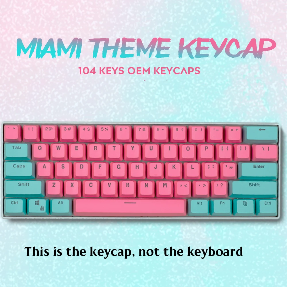 PBT double shot translucent backlit oem custom arabic spanish russian french gaming keyboard