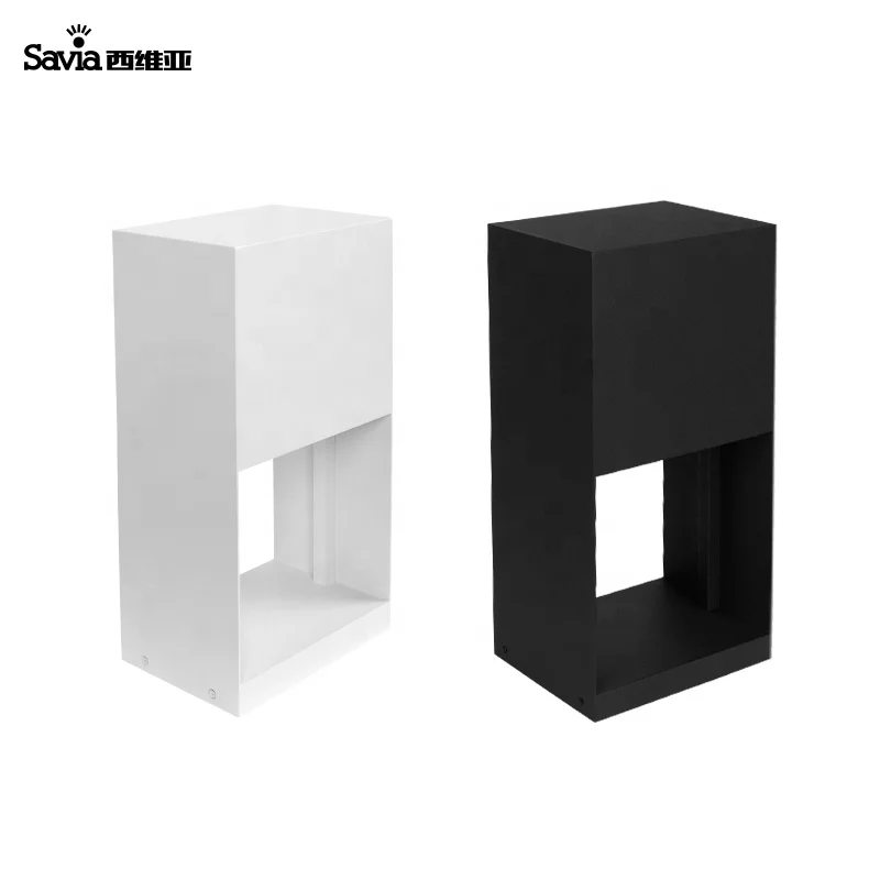 Savia LED Outdoor Lantern Post Bollard Light Industrial Retro Column Lamp Pathway Driveway Floor Lawn Landscape Garden Lighting