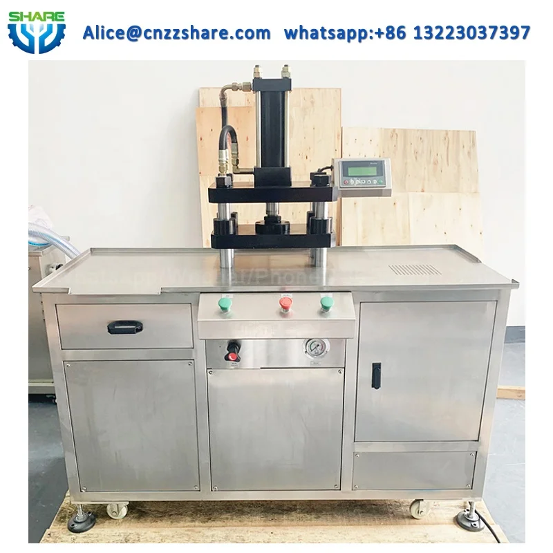 Automatic eyeshadow powder pressing compacted machine cosmetic powder press equipment machine