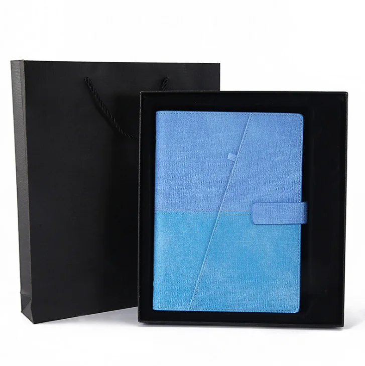 A5 PU leather Loose-leaf Erasable Repetitive writing waterproof paper notepad notebook gift set
