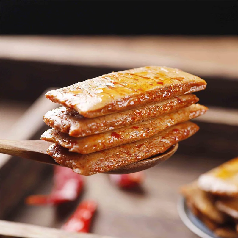 OEM/ODM Free Sample Factory Wholesale Spicy Gluten Professional Manufacture Soybean Snacks Spicy Snacks